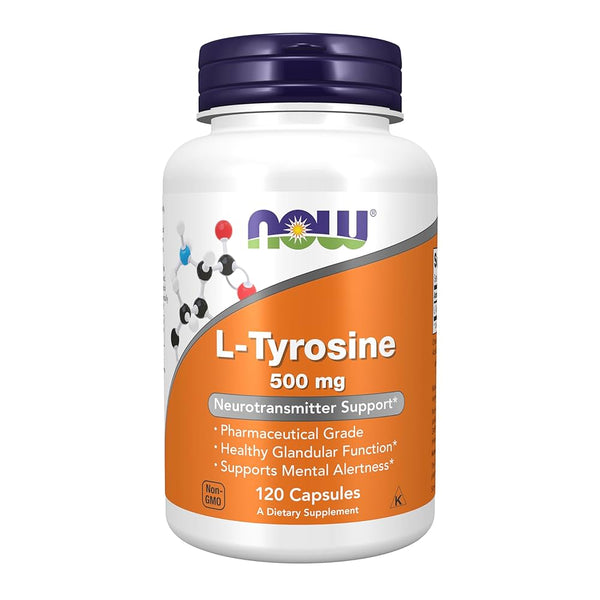 Now L Tyrosine 500mg – 120 cápsulas