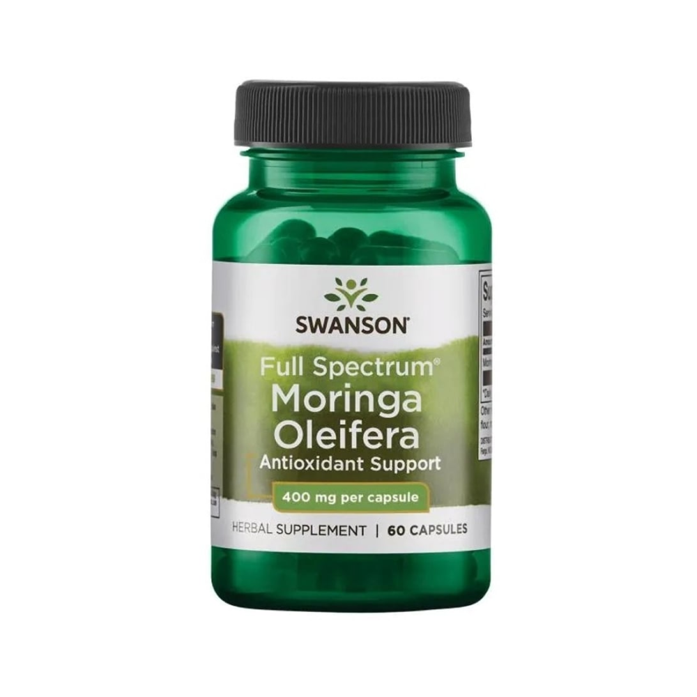 Swanson Moringa Oleifera Full Spectrum® 400 mg 60 Cápsulas
