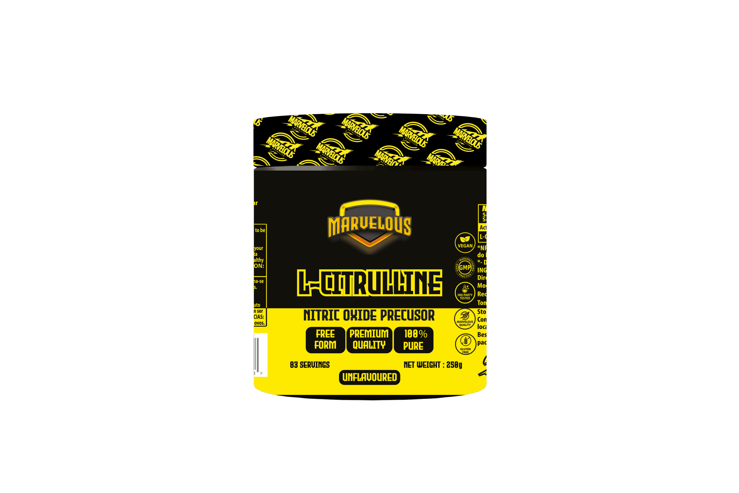 Marvelous Citrulline malate Black & Yellow