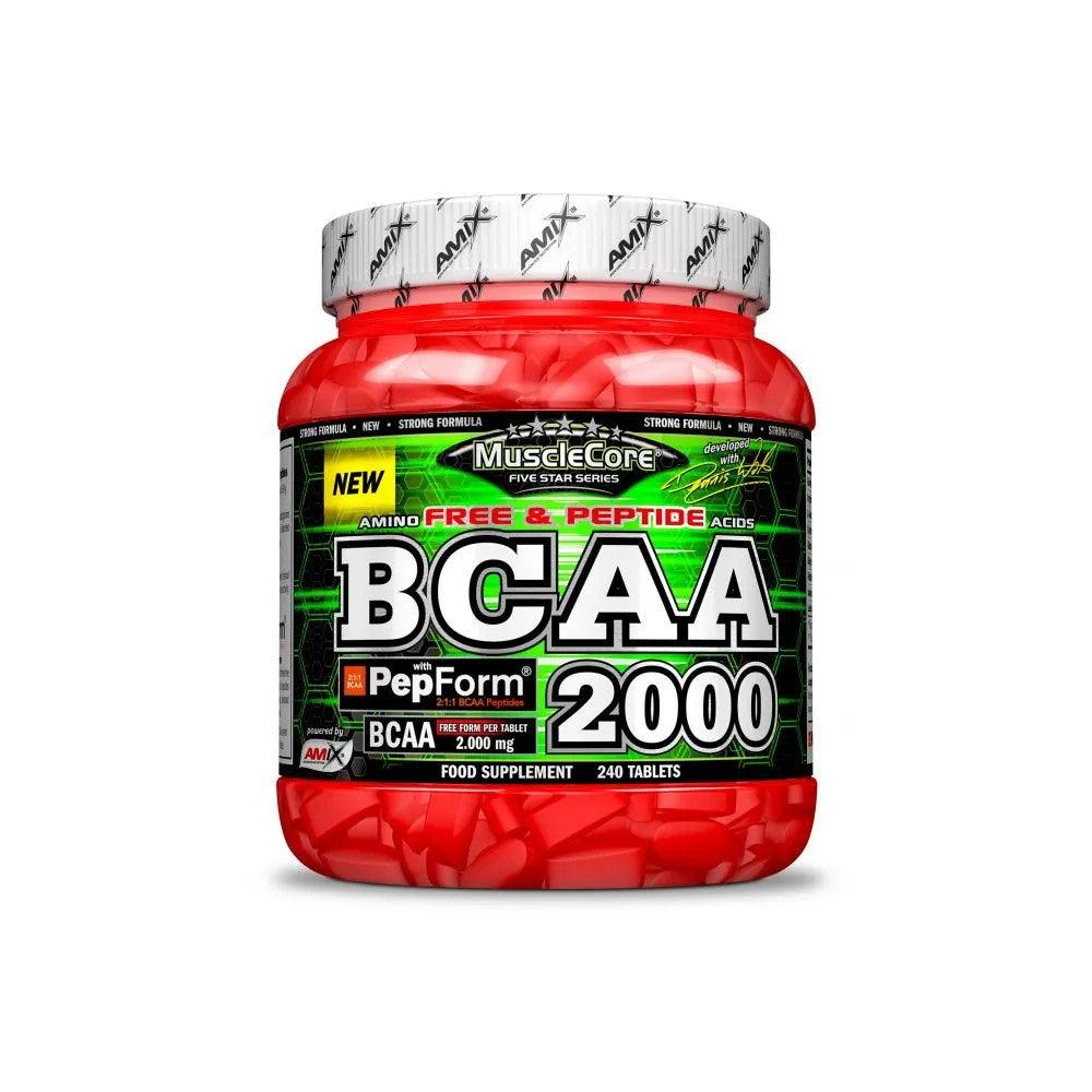 Amix MuscleCore Line BCAA 2000 com Pepform 240 tabs
