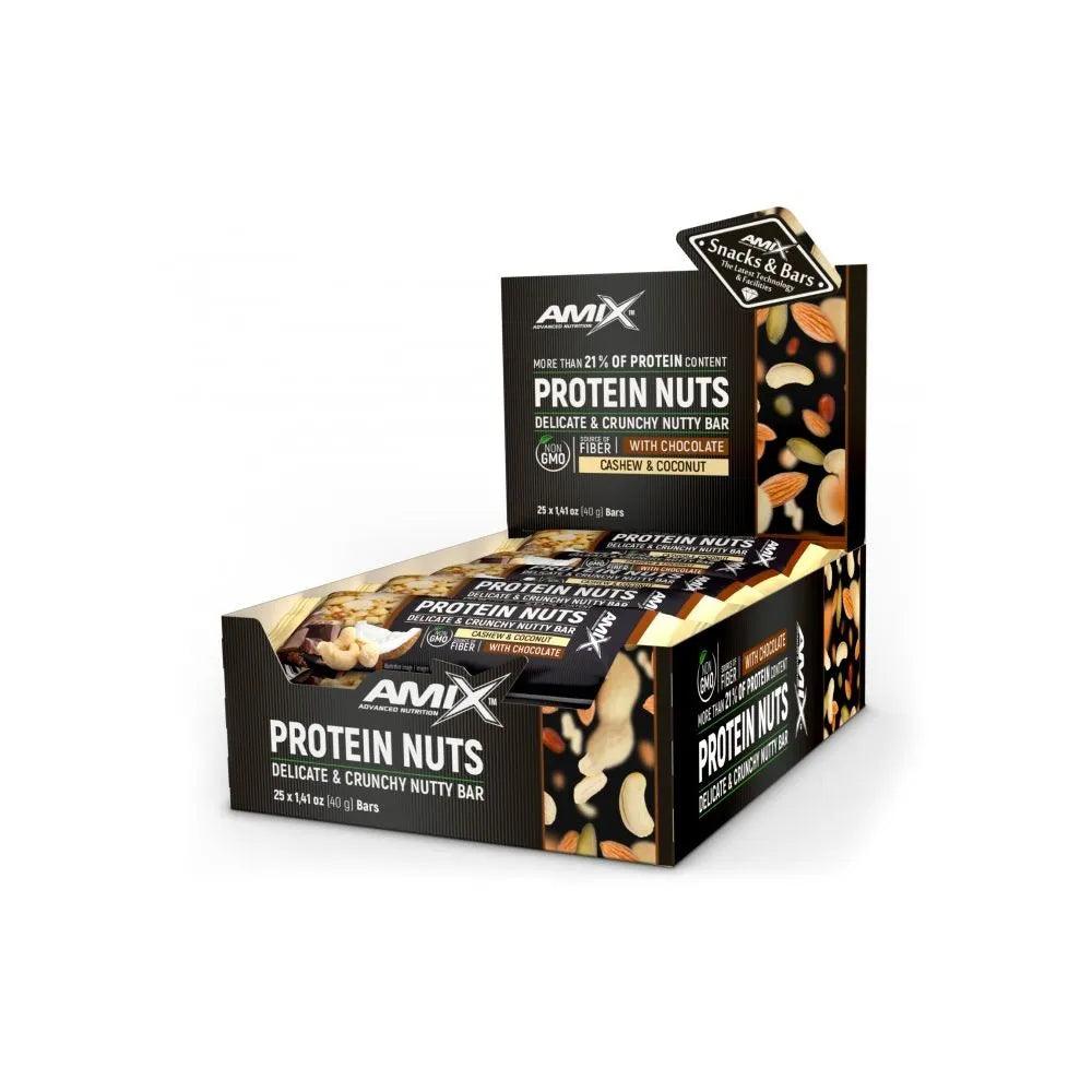 Amix Protein Nuts Bar 25 x 40 Gr