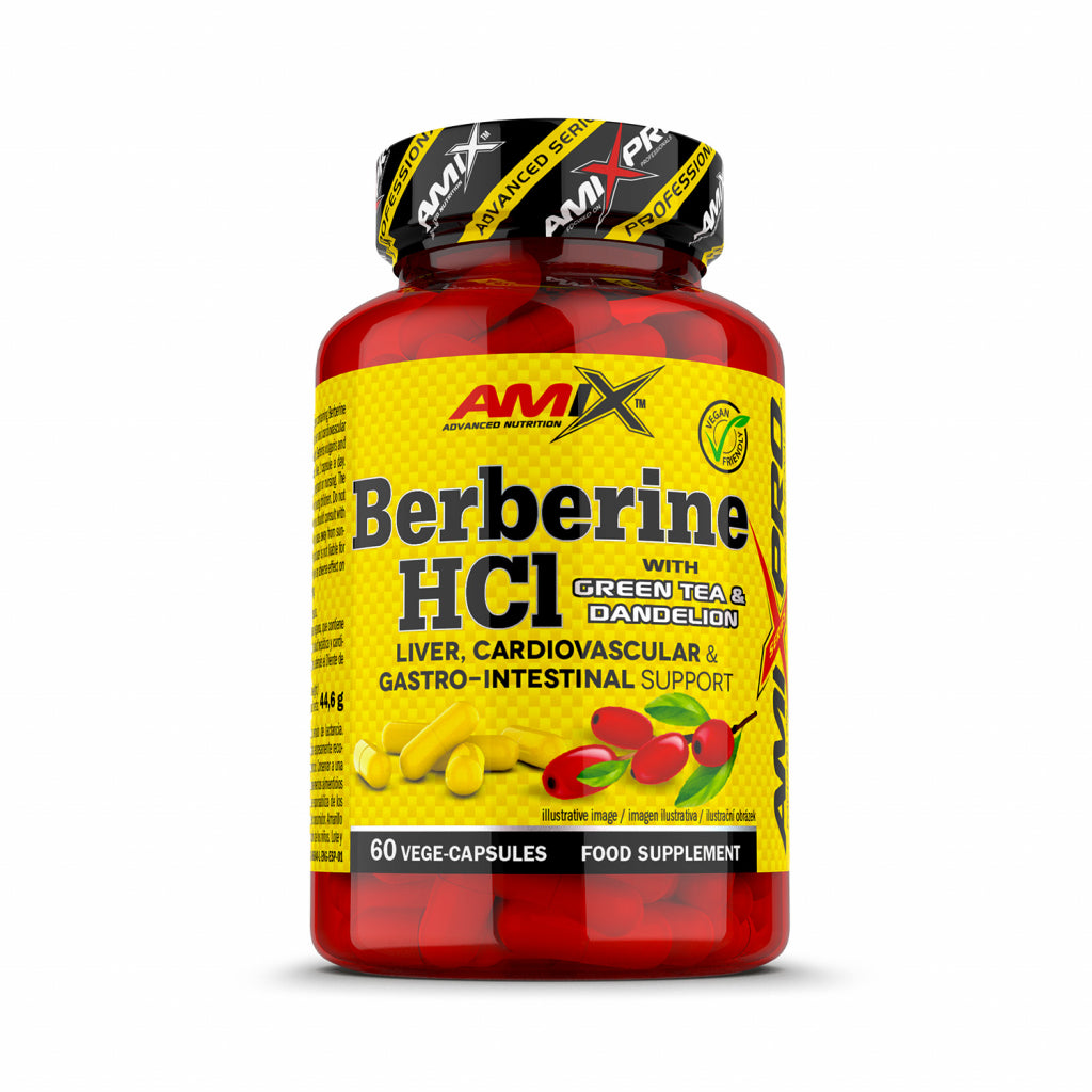 Amix BERBERINE HCI WITH GREEN TEA&DANDELION 60 CAPS