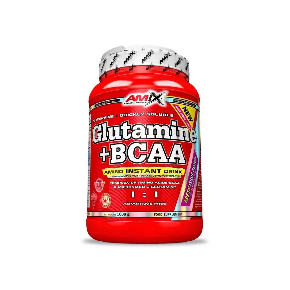 Amix GLUTAMINA + BCAA AMINOÁCIDOS RAMIFICADOS 1 KG