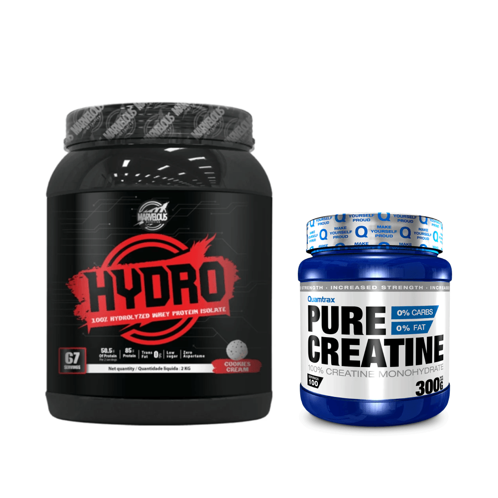 Pack Marvelous Hydro 2 Kg + Quamtrax Pure Creatina 300 Gr