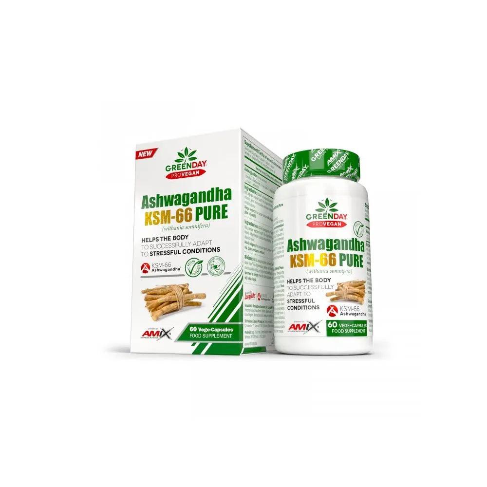 Amix Greenday Line ProVegan Ashwagandha KSM-66 Pure 60 Vcaps