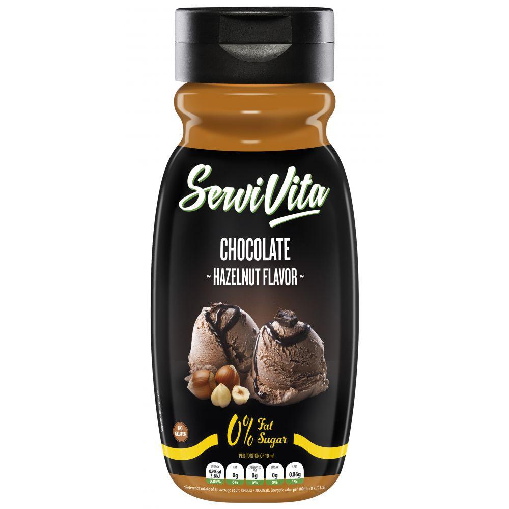 Amix Salsa Zero Sabor Chocolate e Avelã ServiVita 320 ml