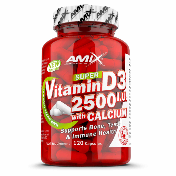 Amix Super Vitamin D3 2500I.U. with Calcium