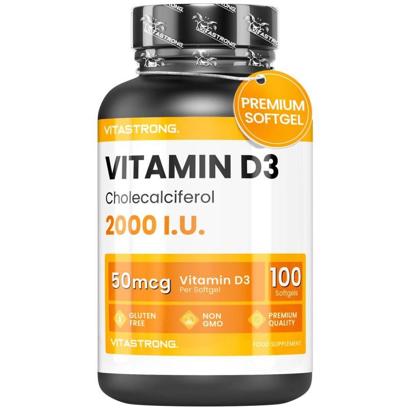 Vitastrong Vitamina D3 100 caps