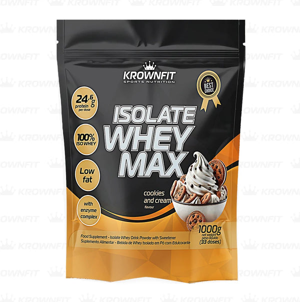 Krownfit Proteína Whey Isolada MAX 1 KG